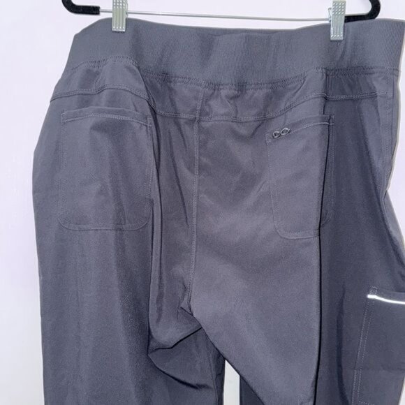 Cherokee Infinity Womens Jogger Scrub Pants 2XL Grey - Picture 8 of 11